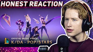 HONEST REACTION to KDA  POPSTARS ft Madison Beer GIDLE Jaira Burns  Music Video [upl. by Duval866]