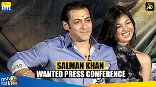 Salman Khans Superhit Film WANTED I Press Conference I FLASHBACK Video [upl. by Watson863]