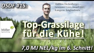 Grassilage 2021 entscheidend für Erfolg von Milchviehbetrieb  Kühe melken  füttern mit Grassilage [upl. by Eire]