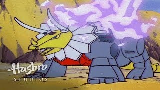 Transformers Generation 1  Dinobots to the Rescue  Transformers Official [upl. by Airahcaz]