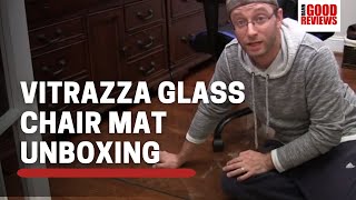 Vitrazza Glass Chair Mat Unboxing and Setup [upl. by Worl]