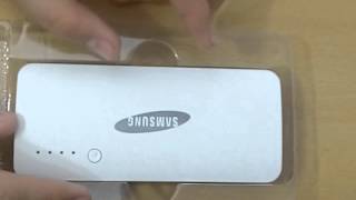 Unboxing cargador portatil Samsung de 20000 mAh [upl. by Zelikow]