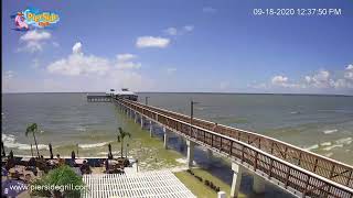 Live Beach Cam on Fort Myers Beach Pier at Pierside Bar and Grill [upl. by Burack]