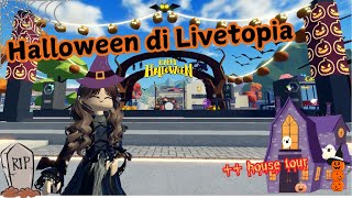 Halloween di Livetopia Edition  Room Tour My Favorite House  ROBLOX [upl. by Dryden]