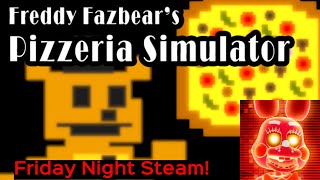 Friday Night Stream Playing Pizzeria Simulator [upl. by Euqinahc924]