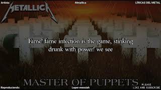 METALLICA  LEPER MESSIAH LYRICS [upl. by Donella]