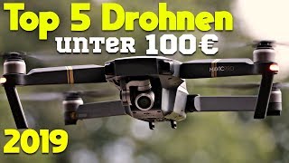 Die beste Drohne unter 100 Euro  ► TOP 5 billige Drohnen ◄ Quadrocopter mit Kamera [upl. by Burrows]