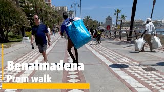 Benalmadena Promanade walk 🇪🇸 police amp looky looky guys playing hide amp seek Its May 2023 🏖️ [upl. by Telfer896]