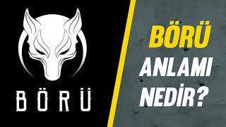 BÖRÜ Anlamı Nedir  BÖRÜ Dizisi [upl. by Mcspadden]