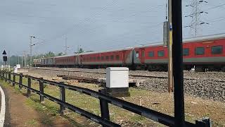 Pune WAP7 in action with SRCMGR Chennai Central AC Express [upl. by Ainna]