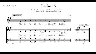 Psalm 16 • You Are My Inheritance • ALTO demo [upl. by Blayne]