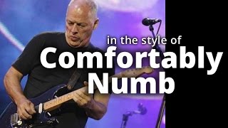 PINK FLOYD  Comfortably Numb BACKING TRACK B minor End Solo [upl. by Hatfield870]