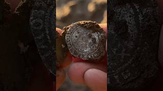 HUGE Mary Queen of Scots era SILVER HAMMERED COIN metaldetecting detecting treasure deus2 [upl. by Tutto]