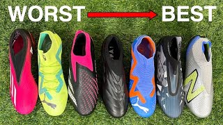 RANKING EVERY LACELESS football boot from WORST to BEST 2023 [upl. by Arleyne140]