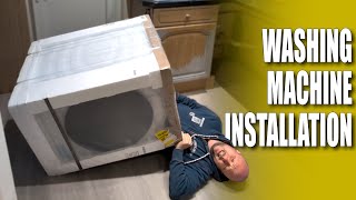 Washing Machine Installation amp Review 9kg Hisense 3 Series WFQA9014EVJM [upl. by Romano]