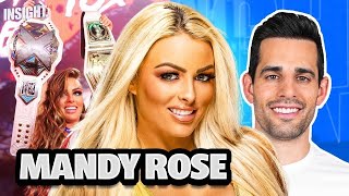 Mandy Rose On Getting Engaged Being NXT Womens Champ Trish Stratus [upl. by Anec557]