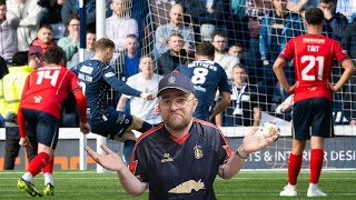 RAITH ROVERS 1 0 FALKIRK REACTION THE RECORD ENDS AT 43 [upl. by Ettenej]