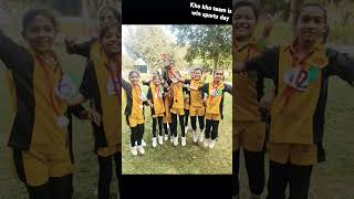 Kho kho team is wi Hip Hip hurray sports day shortpechhiya 4765 [upl. by Eikcor]