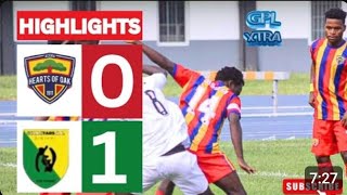 HEARTS OF OAK 01 GOLD STARS  GOALS AND CHANCES  EXTENDED HIGHLIGHTS [upl. by Esinek]