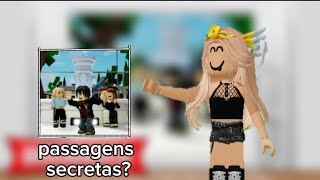 passagens secretas no brookhaven discubra [upl. by Aihtnyc]