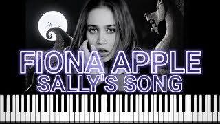 Fiona Apple  Sallys Song Piano Tutorial [upl. by Sesom]