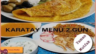 3 Günlük Karatay Diyet Menüsü2Gün Karabuğday Pilavı [upl. by Antonietta529]