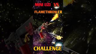 MINI UZI VERSUS FLAMETHROWER GUN CHALLENGE IN FREE FIRE MAX viral shortfeed freefireshorts [upl. by Soren]