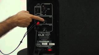 ElectroVoice Live X 112P amp 115P input panel  Tutorial [upl. by Erreid671]