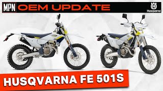 OEM Update 2025 Husqvarna FE 501s [upl. by Gar]