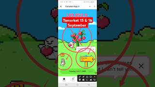 🍅Tomarket 15 September Combo Card  Tomarket Daily Combo Today  Tomarket 15 September Secrit code💸 [upl. by Stoat]