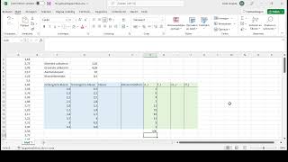 Volledige frequentietabel van een continue variabele en dus van gegroepeerde gegevens met Excel [upl. by Airakaz]