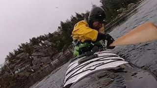 NEW Norse Idun kayak roll test [upl. by Puttergill834]