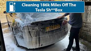 Tesla Model S  5 Day Clean Of A High Mile ExCompany Car [upl. by Evander808]