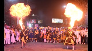 GATKA PERFORMANCE on Nagar Kirtan by Guru Nanak Higher Secondary School Students 2024 [upl. by Giuseppe]