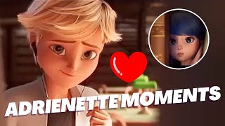 EVERY ADRIENETTE MOMENT IN THE MIRACULOUS LADYBUG MOVIE TRAILER 🐞🎬🍿 [upl. by Lawan]