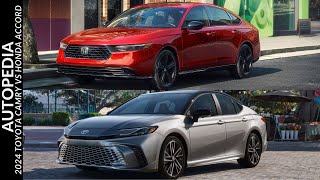 2025 Toyota Camry Hybrid vs 2025 Honda Accord Hybrid Ultimate Comparison [upl. by Nyliram]