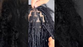 How to Install Soft Locs without a Crochet Needle crochet locs tutorials [upl. by Taber401]