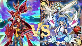 Salamangreat VS Trickstar  Soulburner VS Blue Angel  Yugioh Master duel [upl. by Vashtia]