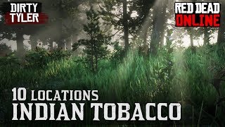 Indian Tobacco Locations for Daily Challenges Red Dead Online Beta RDR2 [upl. by Rednas]