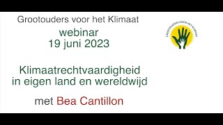 Klimaatrechtvaardigheid in eigen land en wereldwijd – Gvkwebinar met Bea Cantillon [upl. by Drofhsa172]