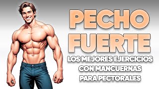 PECHO FUERTE Los Mejores Ejercicios con Mancuernas para Pectorales [upl. by Terrena]