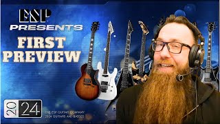 NEW ESP LTD GUITARS FOR 2024 First Preview [upl. by Nyrad364]