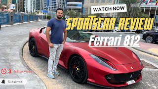 Ferrari 812 SuperFast ReviewHow To Drive SuperCar Vlog UrduHindi [upl. by Cheney]