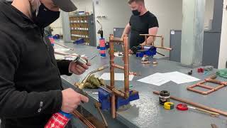 Pipe Skills on our Introduction to Plumbing Courses [upl. by Kali316]