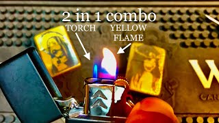 YUSUD Yellow Flame amp Torch Butane Insert For Zippo FULL REVIEW [upl. by Airb]