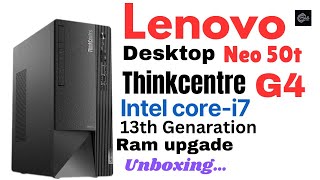 Lenovo Think Centre Neo 50t Gen4 RAM upgrade  unboxing 2024 [upl. by Suolhcin]