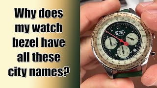 Whats up with these city names on my watch  World Time Bezel Function  How To Read World Timer [upl. by Lennad572]