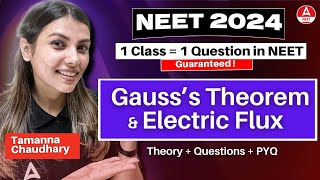 Gauss’s Law and Electric Flux  Part 1  NEET 2024  Class 12th Physics by Tamanna Chaudhary [upl. by Swisher]