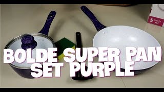 REVIEW BOLDE SUPER PAN 5 pcs SET PURPLE [upl. by Forster848]