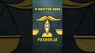 PESHORJA  Horoskopi ditor 11 nentor 2024 [upl. by Llatsyrc]